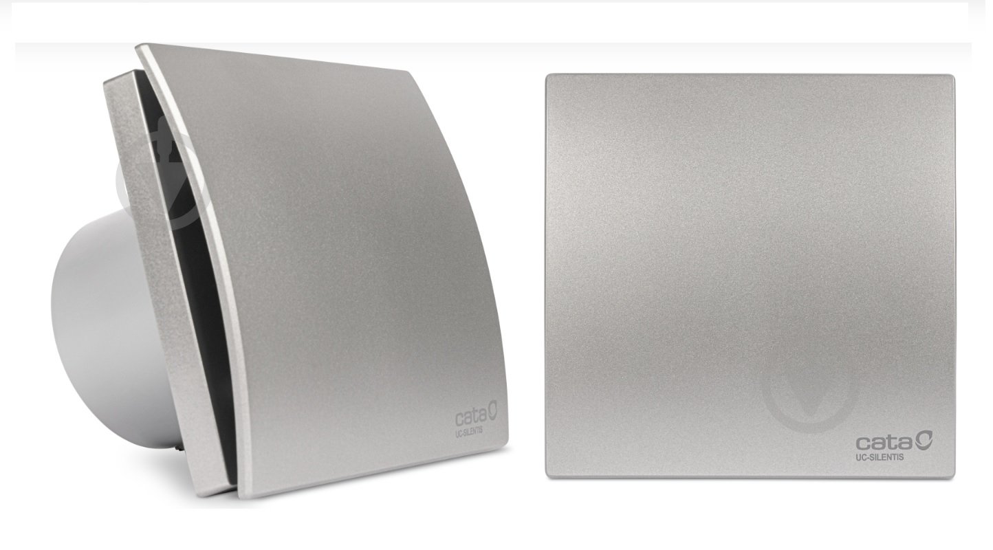 Витяжний вентилятор Cata UC-10 SILENTIS HYGRO SILVER 01221200 - фото 3 Витяжний вентилятор Cata UC-10 SILENTIS HYGRO SILVER 01221200 - фото 3
