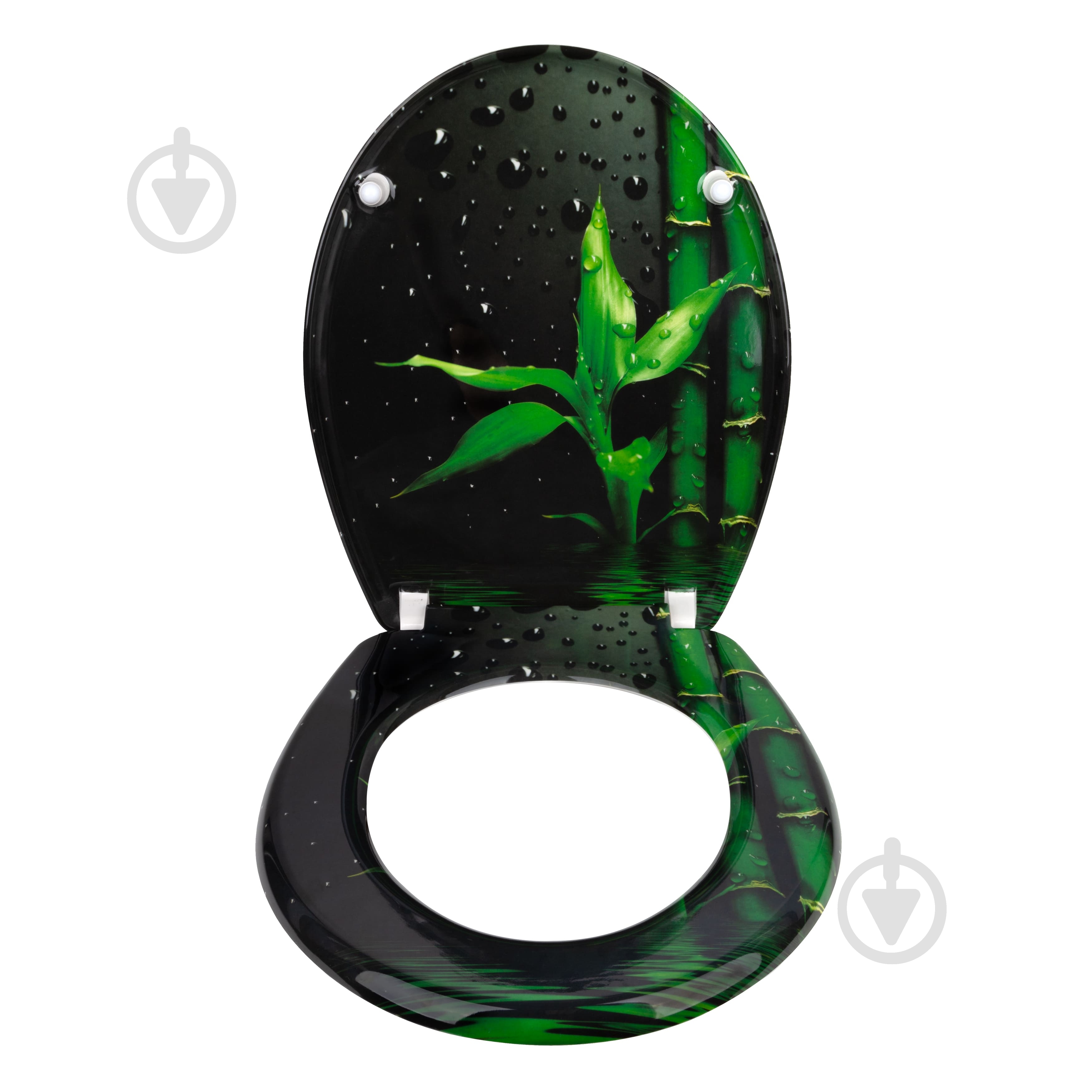 Сиденье для унитаза Rapal Bamboo 164 3D-дизайн дюропласт - фото 3