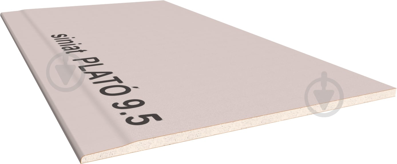 Гипсокартон обыкновенный Plato Siniat 2000x1200х9,5 мм 2,4 кв. м - фото 2 Гипсокартон обыкновенный Plato Siniat 2000x1200х9,5 мм 2,4 кв. м - фото 2