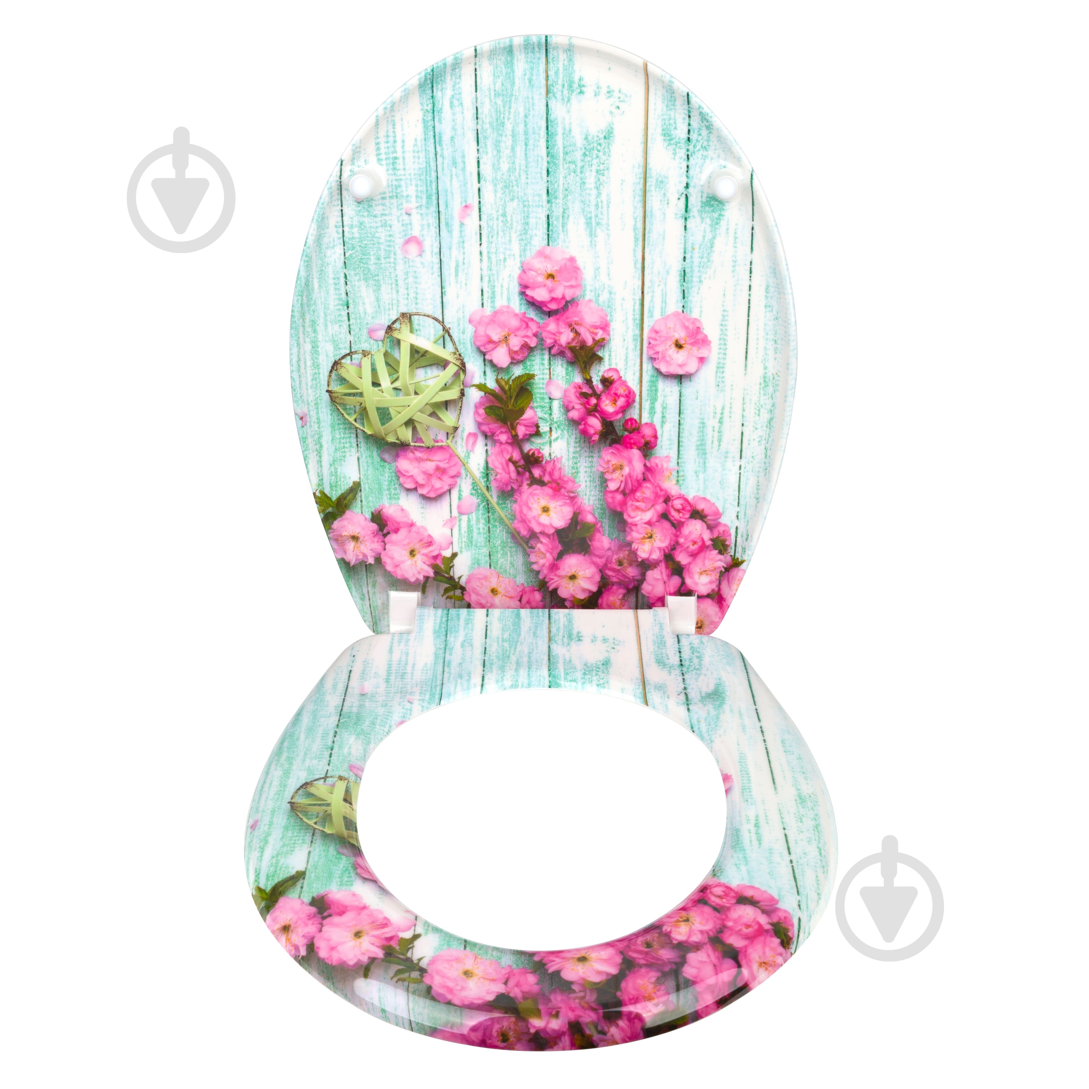 Сиденье для унитаза Rapal Provence Soft Close 173S 3D-дизайн дюропласт - фото 3