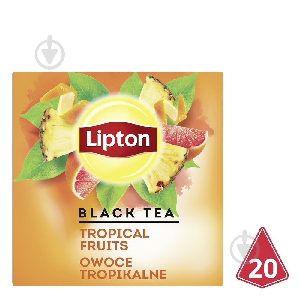 Чай чорний Lipton Tropical Fruit 20 шт. 56 г - фото 2