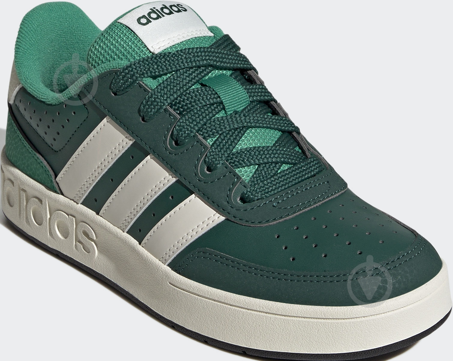 Кроссовки для мальчиков Adidas BREAKBASE J KI1967 р.35 1/2 зеленые - фото 7
