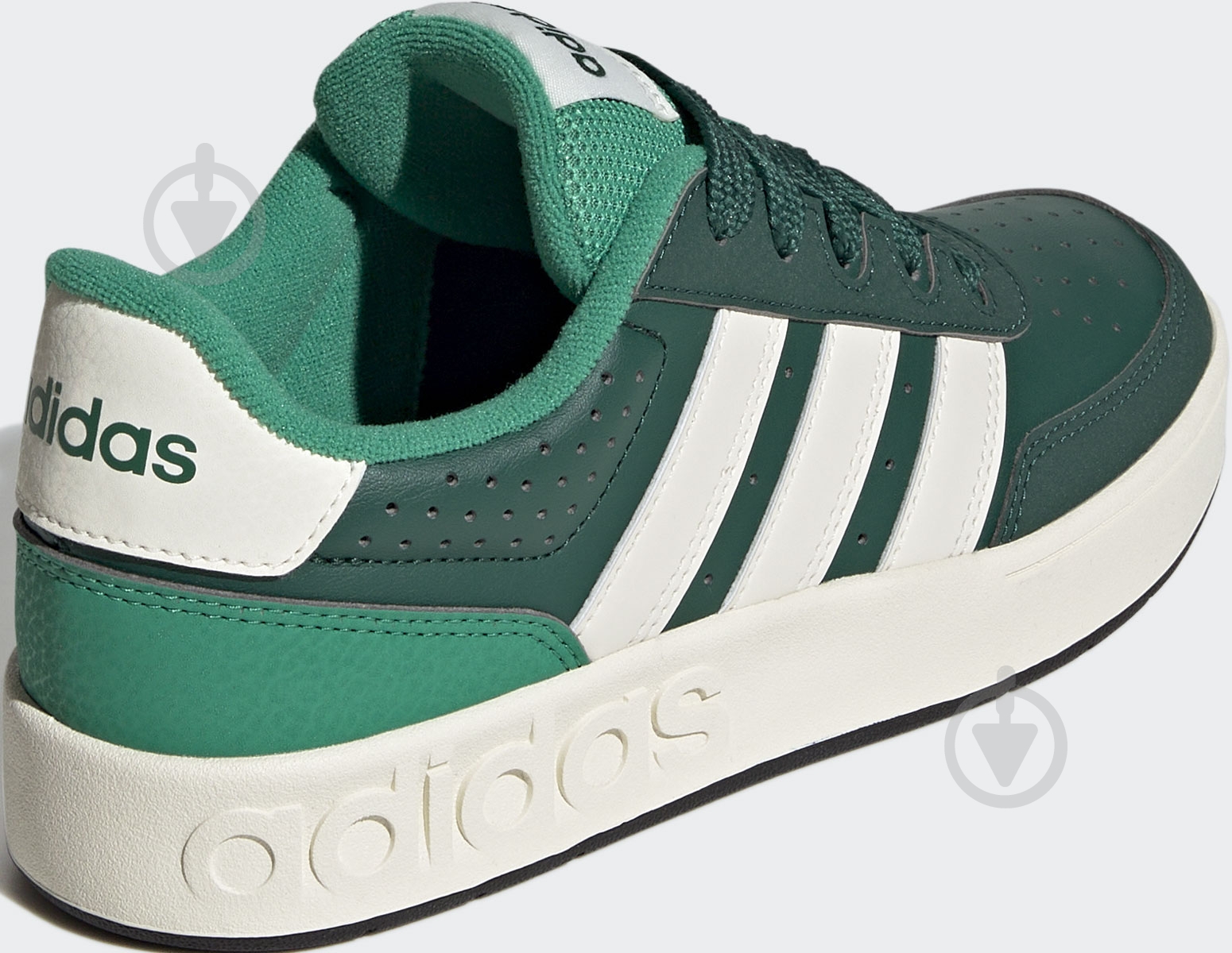 Кроссовки для мальчиков Adidas BREAKBASE J KI1967 р.35 1/2 зеленые - фото 8