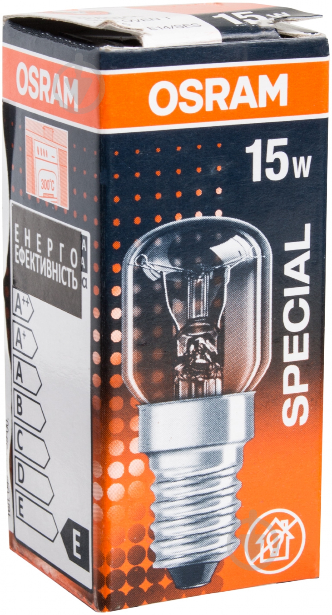 Лампа розжарювання для духовок Osram S22 15 Вт E14 230 В прозора (4050300003108) - фото 2