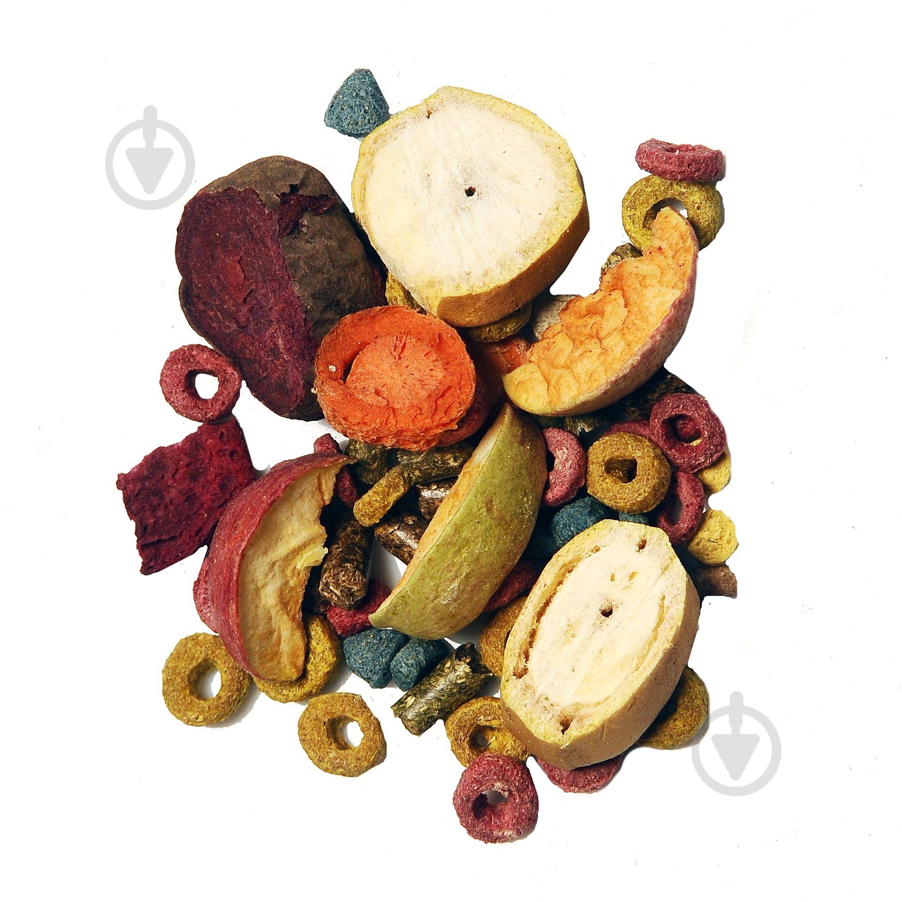 Корм Скалярія з сушених фруктів та овочів для декоративних птахів і гризунів - фото 2 Корм Скалярія з сушених фруктів та овочів для декоративних птахів і гризунів - фото 2