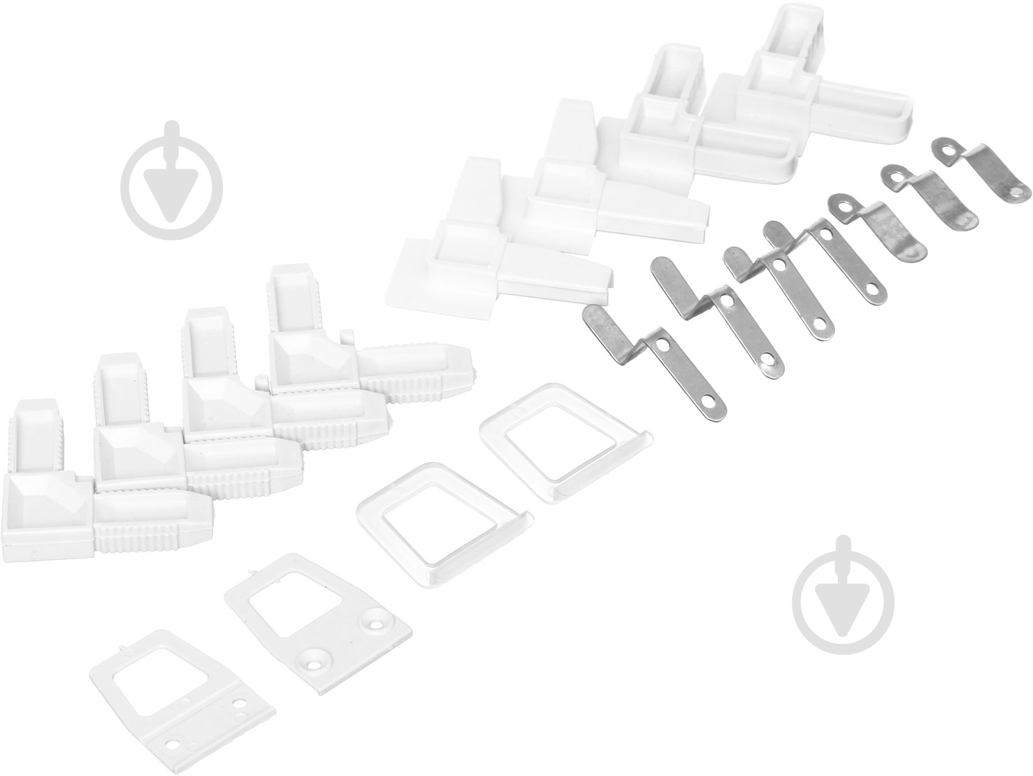 Набор для крепления москитной сетки белый - фото 1