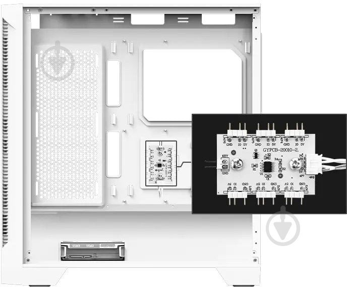 Корпус MSI MAG Forge 320R White AirFlow без БЖ - фото 3