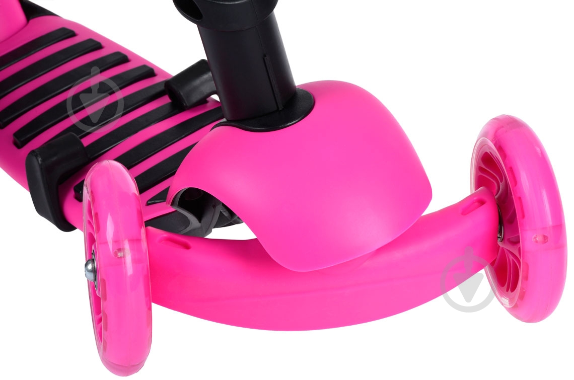 Самокат-беговел Same Toy с корзинкой розовый SY-S170UT-3 - фото 3
