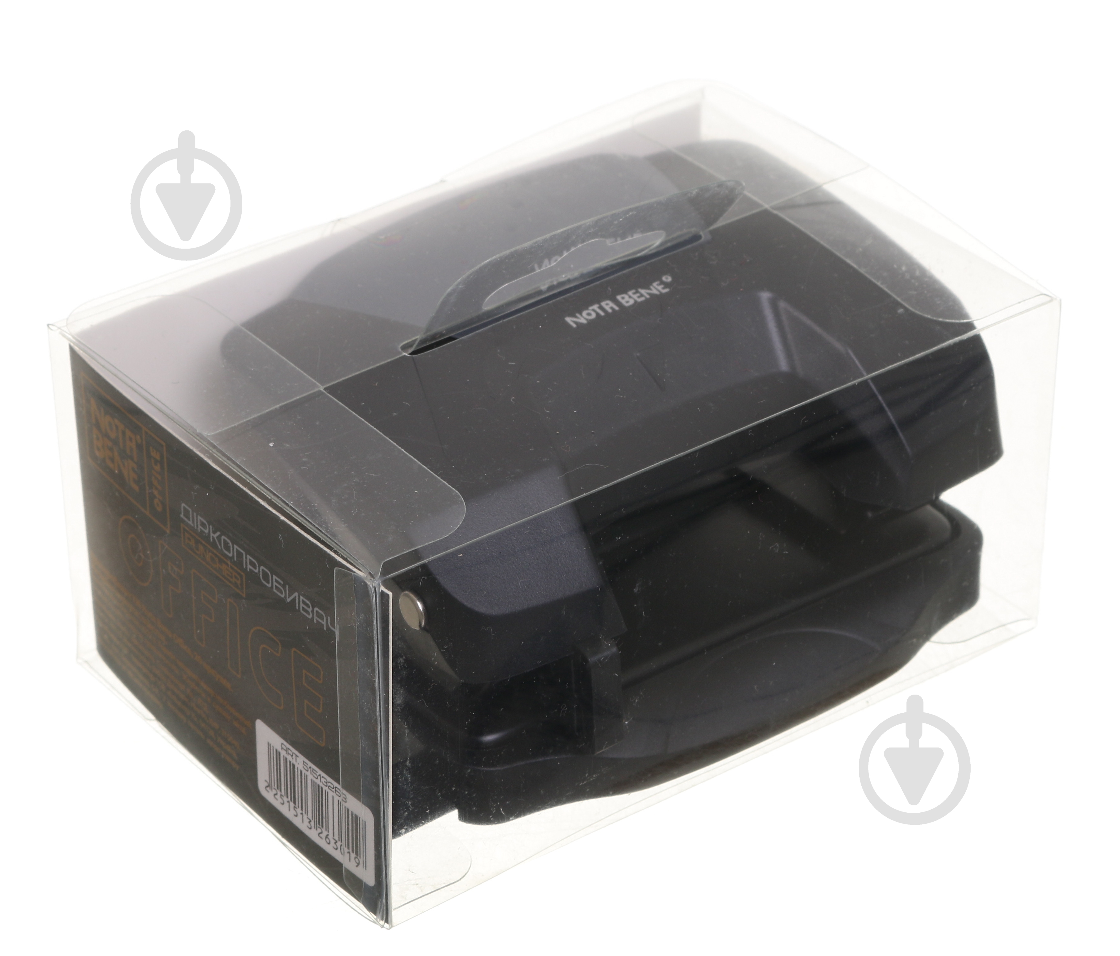 Дырокол 20 листов черный Nota Bene - фото 6