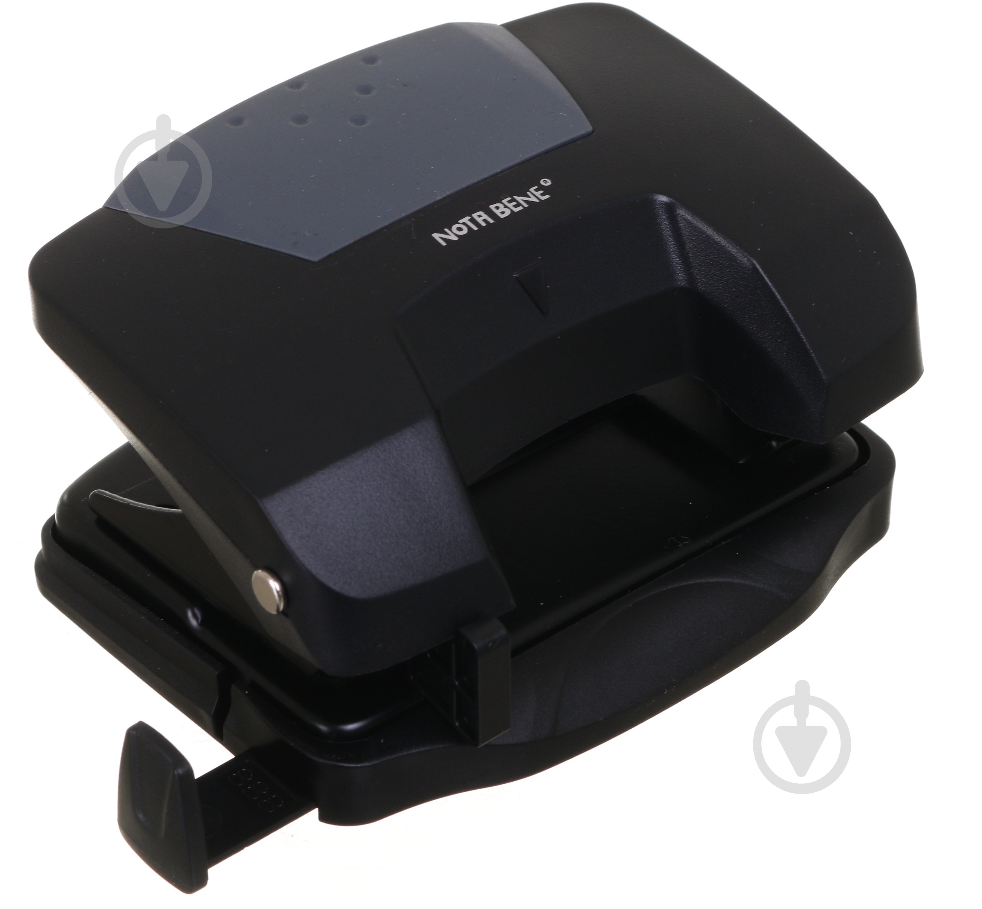 Дырокол 20 листов черный Nota Bene - фото 1