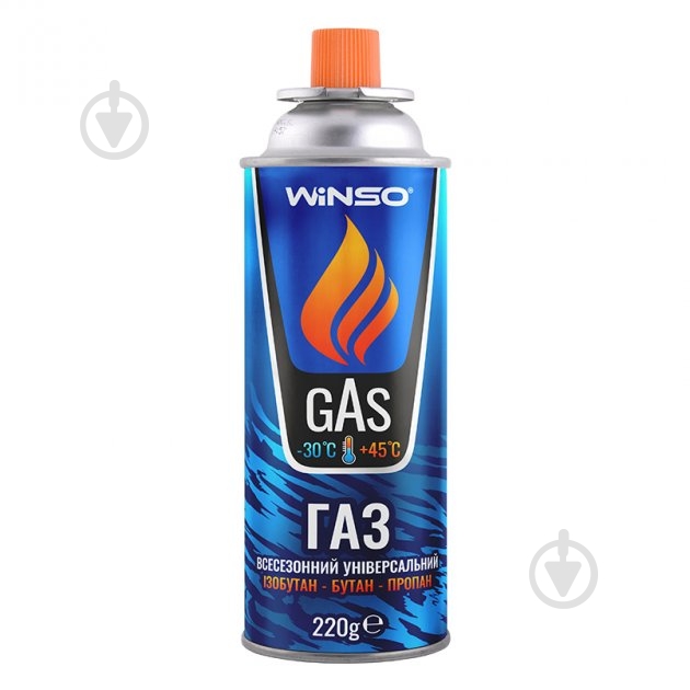 Баллон газовый WINSO цанговий 220 г GAS - фото 1