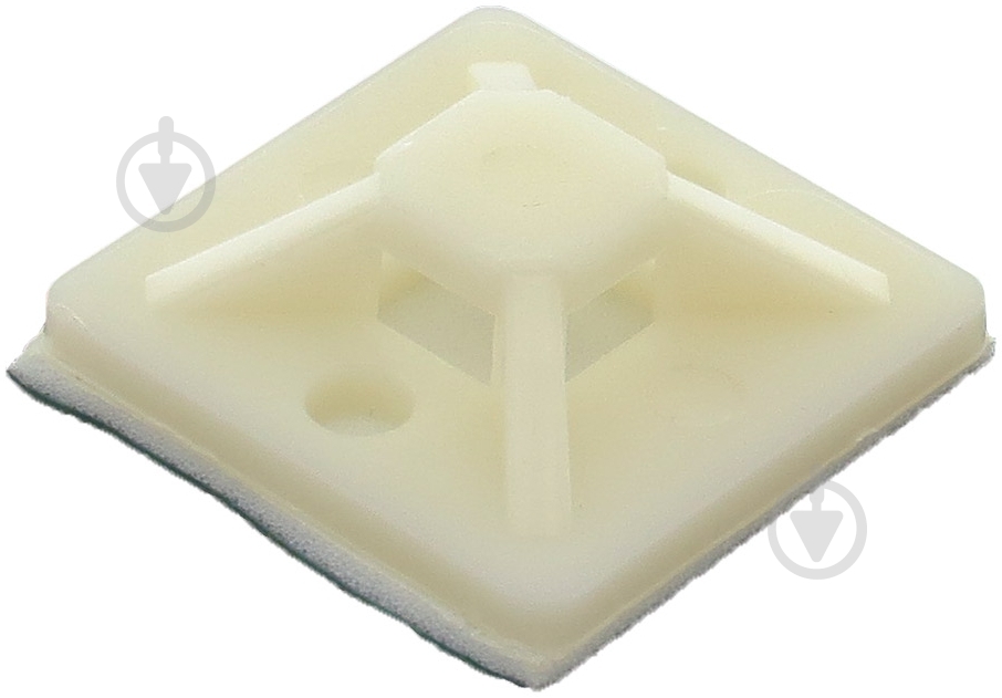 Площадка под стяжку на липучке EMT 30х30 мм 25 шт. - фото 1 Площадка под стяжку на липучке EMT 30х30 мм 25 шт. - фото 1