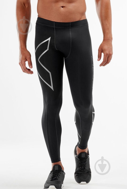 Лосини 2XU Core Compression Tights 7/8 MA3849b_BLK/SIL р.M-T чорний - фото 1