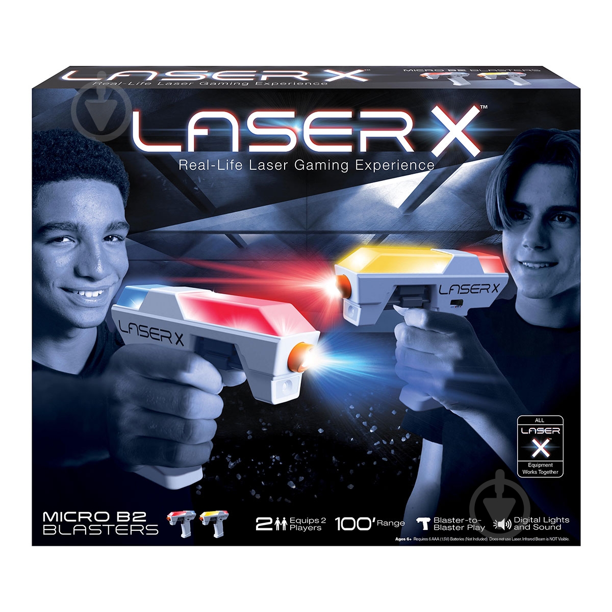 Набор бластеров Laser X Micro для двух игроков 87906 - фото 5