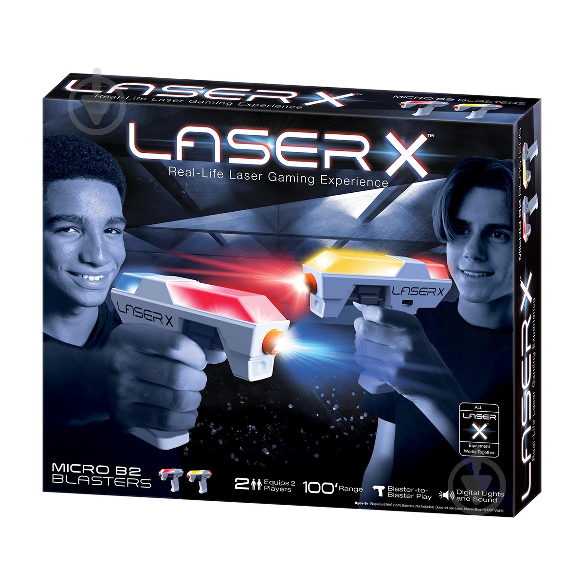 Набор бластеров Laser X Micro для двух игроков 87906 - фото 6