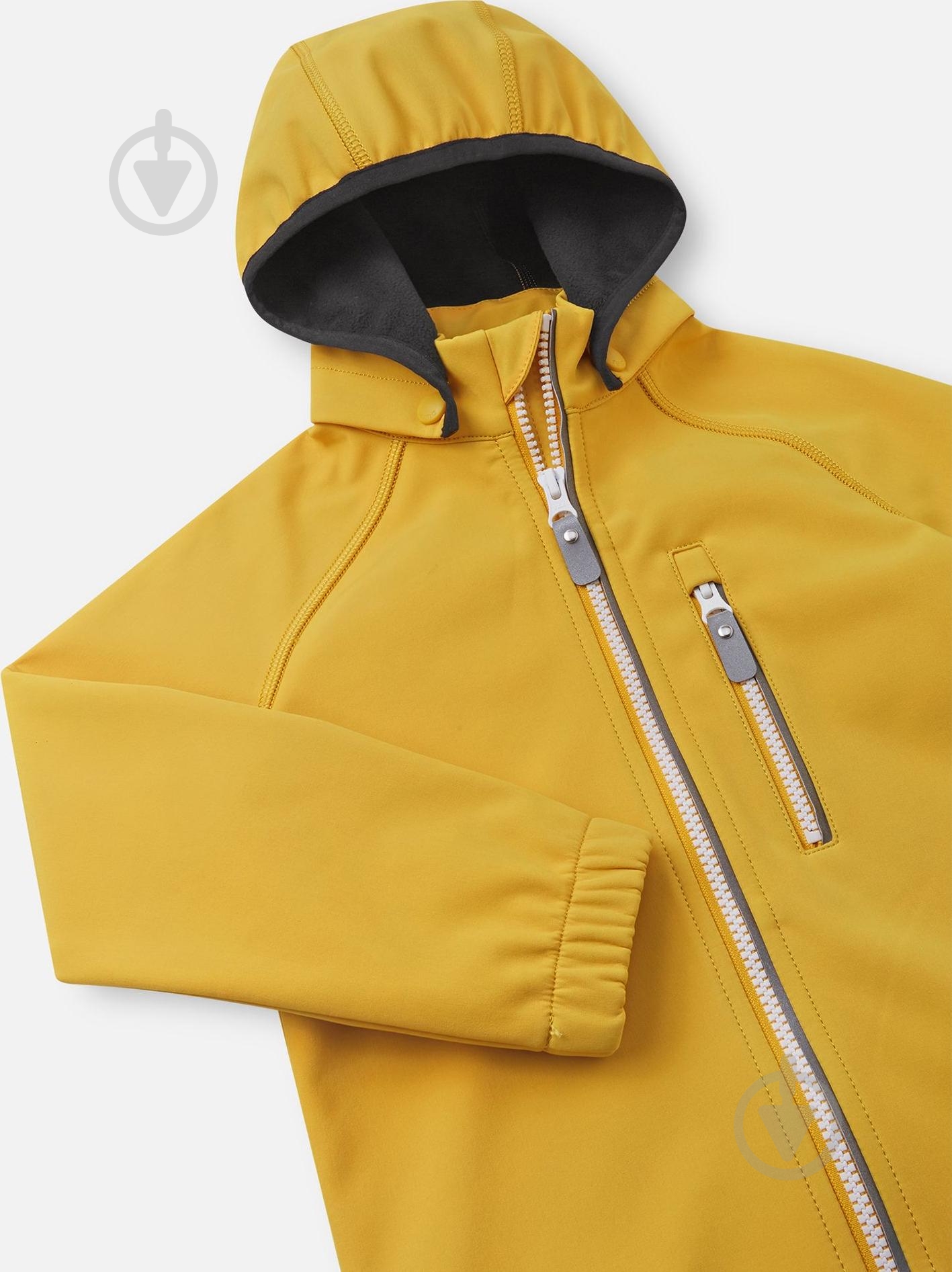 Куртка унисекс Reima Softshell Vantti р.128 желтый 5100009A-2580 - фото 4 Куртка унисекс Reima Softshell Vantti р.128 желтый 5100009A-2580 - фото 4