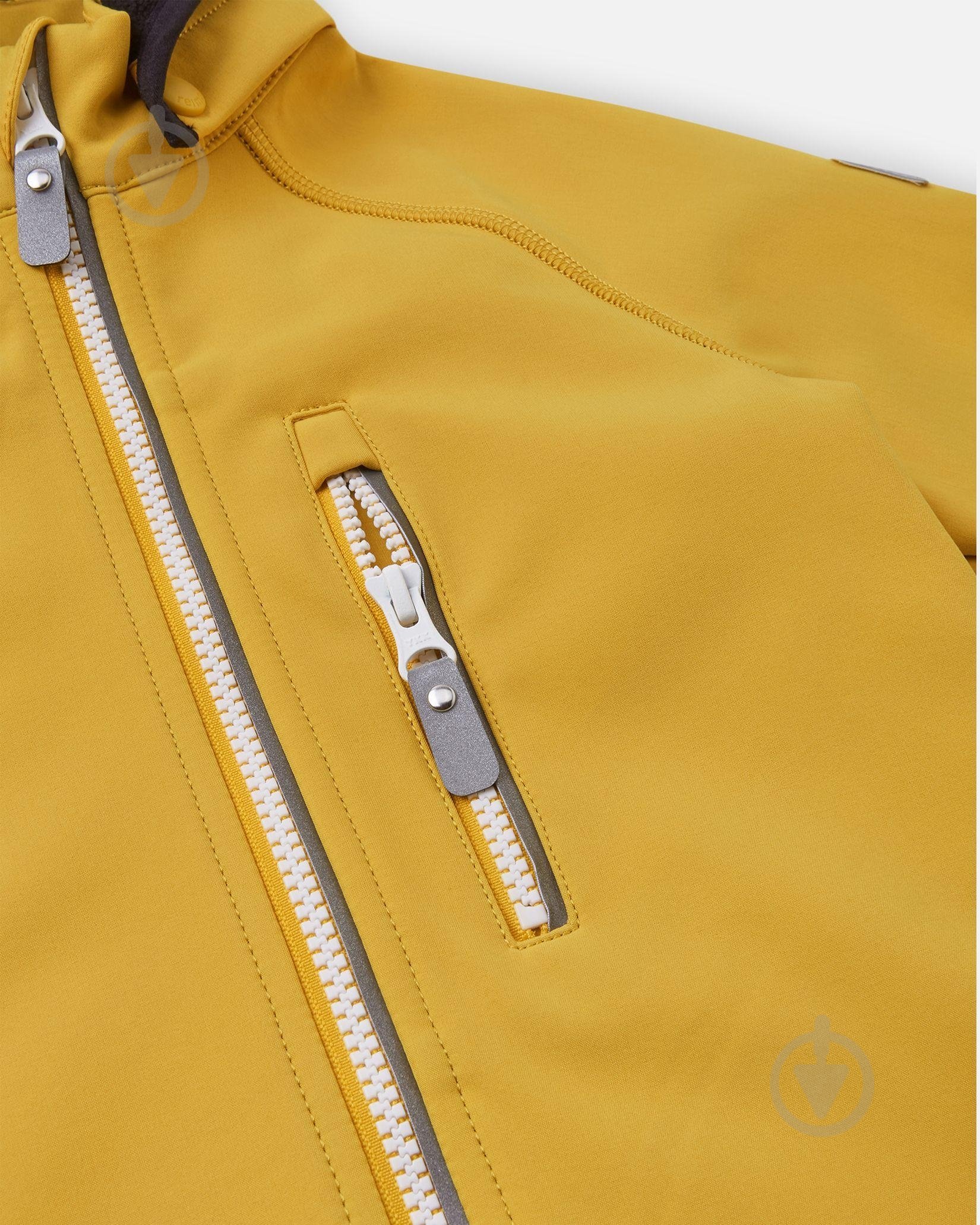 Куртка унисекс Reima Softshell Vantti р.128 желтый 5100009A-2580 - фото 8 Куртка унисекс Reima Softshell Vantti р.128 желтый 5100009A-2580 - фото 8