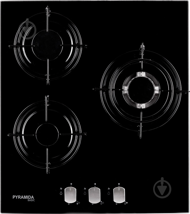 Варочная поверхность газовая Pyramida PFG 450 Black - фото 1 Варочная поверхность газовая Pyramida PFG 450 Black - фото 1