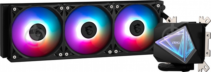Система водяного охолодження MSI MAG CoreLiquid I360 Black - фото 6