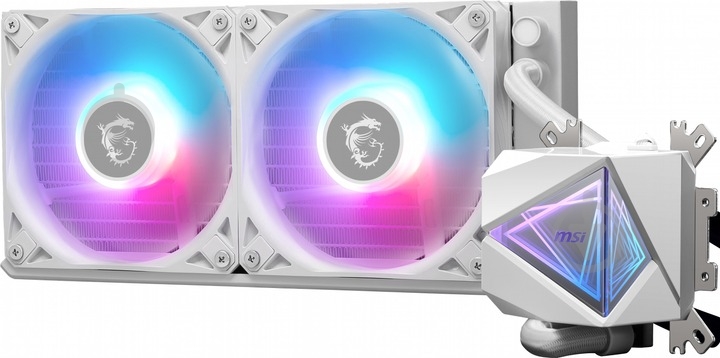 Система водного охлаждения MSI AG CoreLiquid I240 White - фото 4