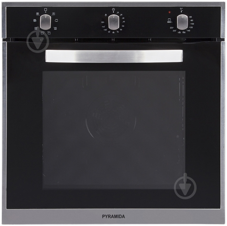 Духовой шкаф Pyramida F 84 BLACK SSF - фото 1