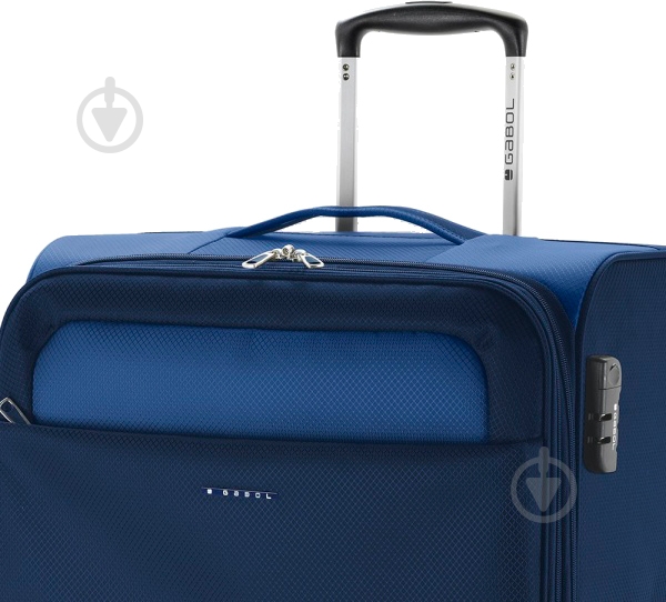 Чемодан Gabol Cloud (L) 91 л синий 114047003 - фото 4