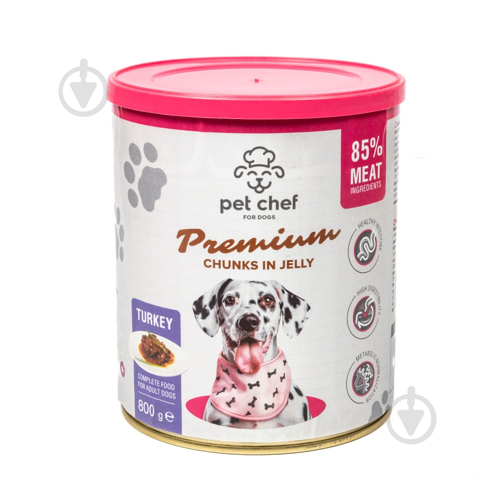 Консерва Pet Chef с индейкой 800 г - фото 1 Консерва Pet Chef с индейкой 800 г - фото 1
