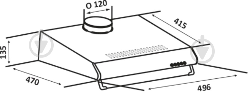 Вытяжка Eleyus Bona H І 50 BR - фото 9