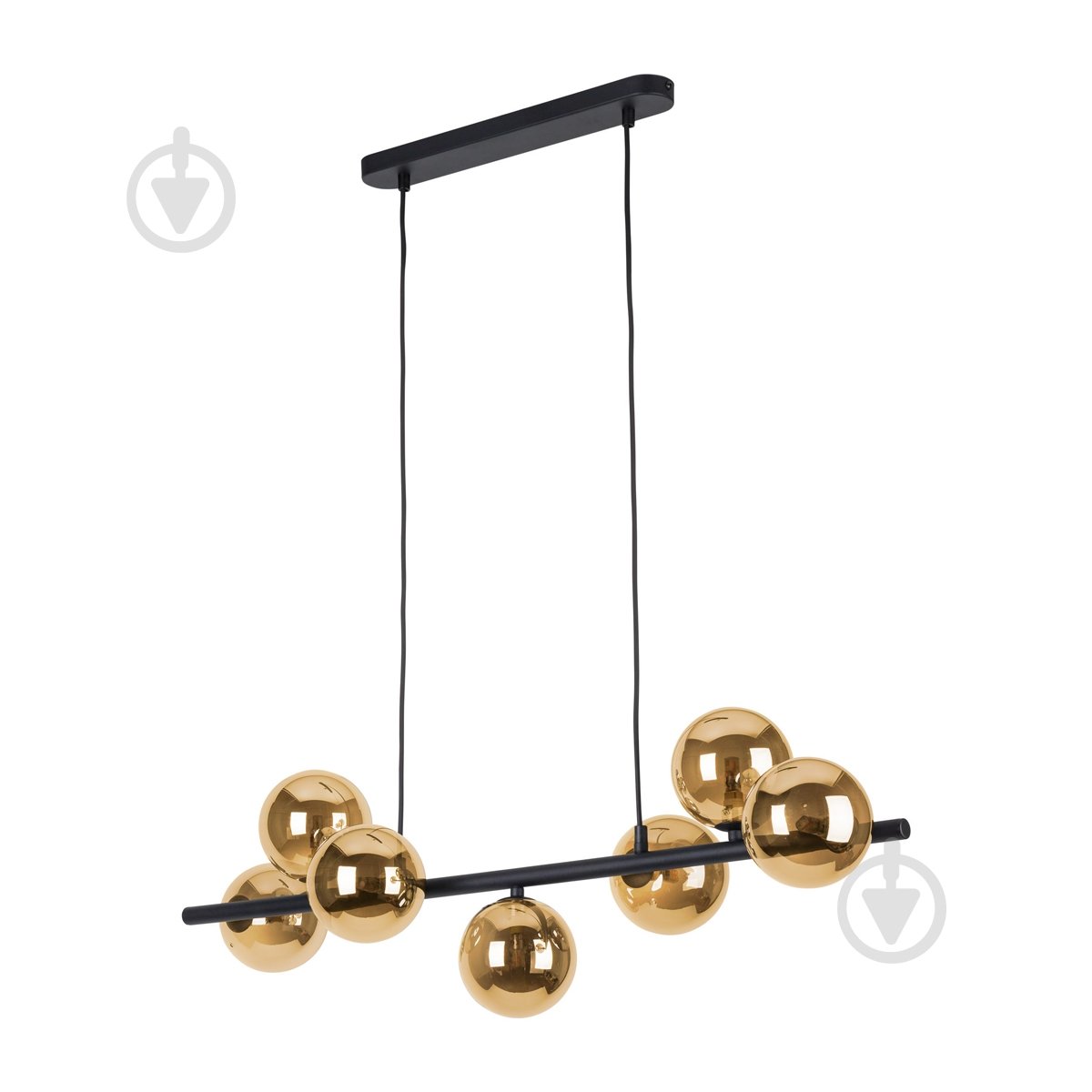 Люстра подвесная TK Lighting Estera 7PL 7xG9 янтарный - фото 1 Люстра подвесная TK Lighting Estera 7PL 7xG9 янтарный - фото 1