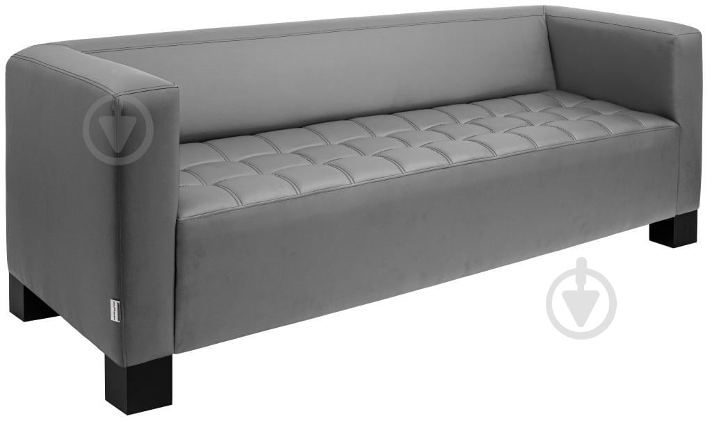 Диван прямий Richman Спейс 2,1 ніжки венге Флай 2233 сірий 2100x760x760 мм - фото 1