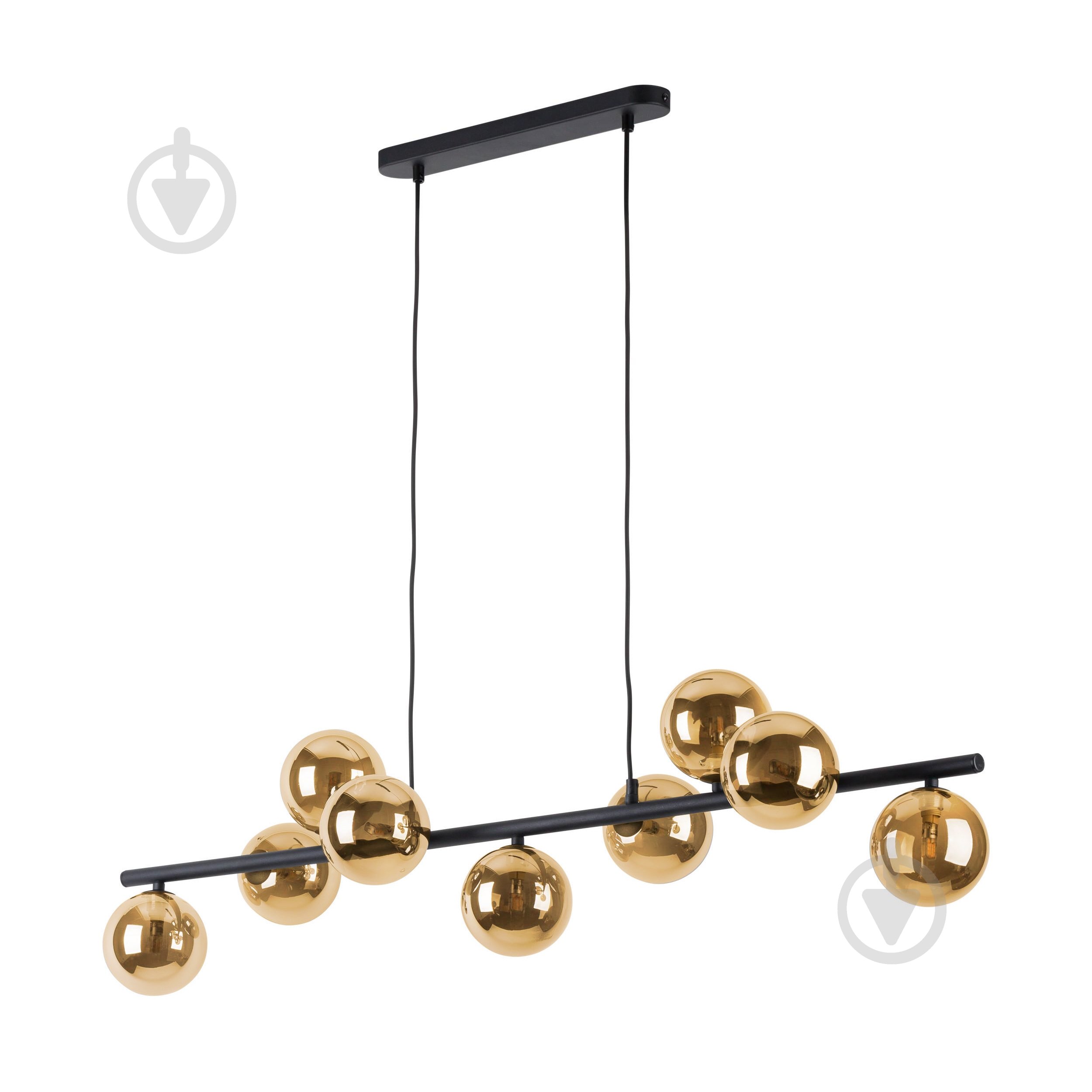 Люстра подвесная TK Lighting Estera 9PL 9xG9 янтарный - фото 1