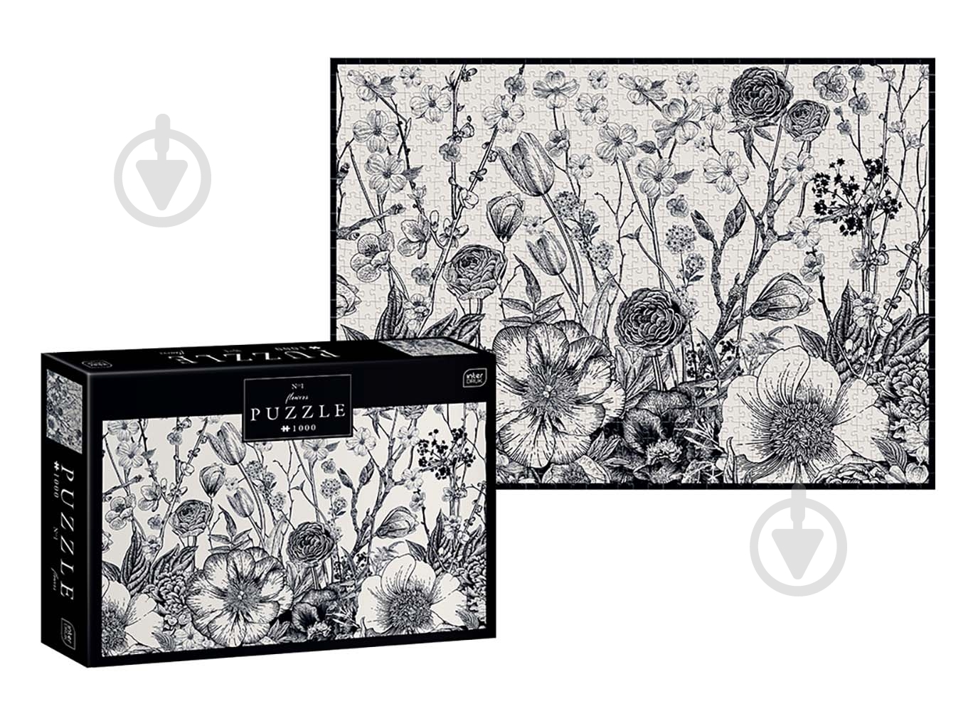 Пазл InterDRUK 1000 Flowers 1 326188 - фото 2 Пазл InterDRUK 1000 Flowers 1 326188 - фото 2