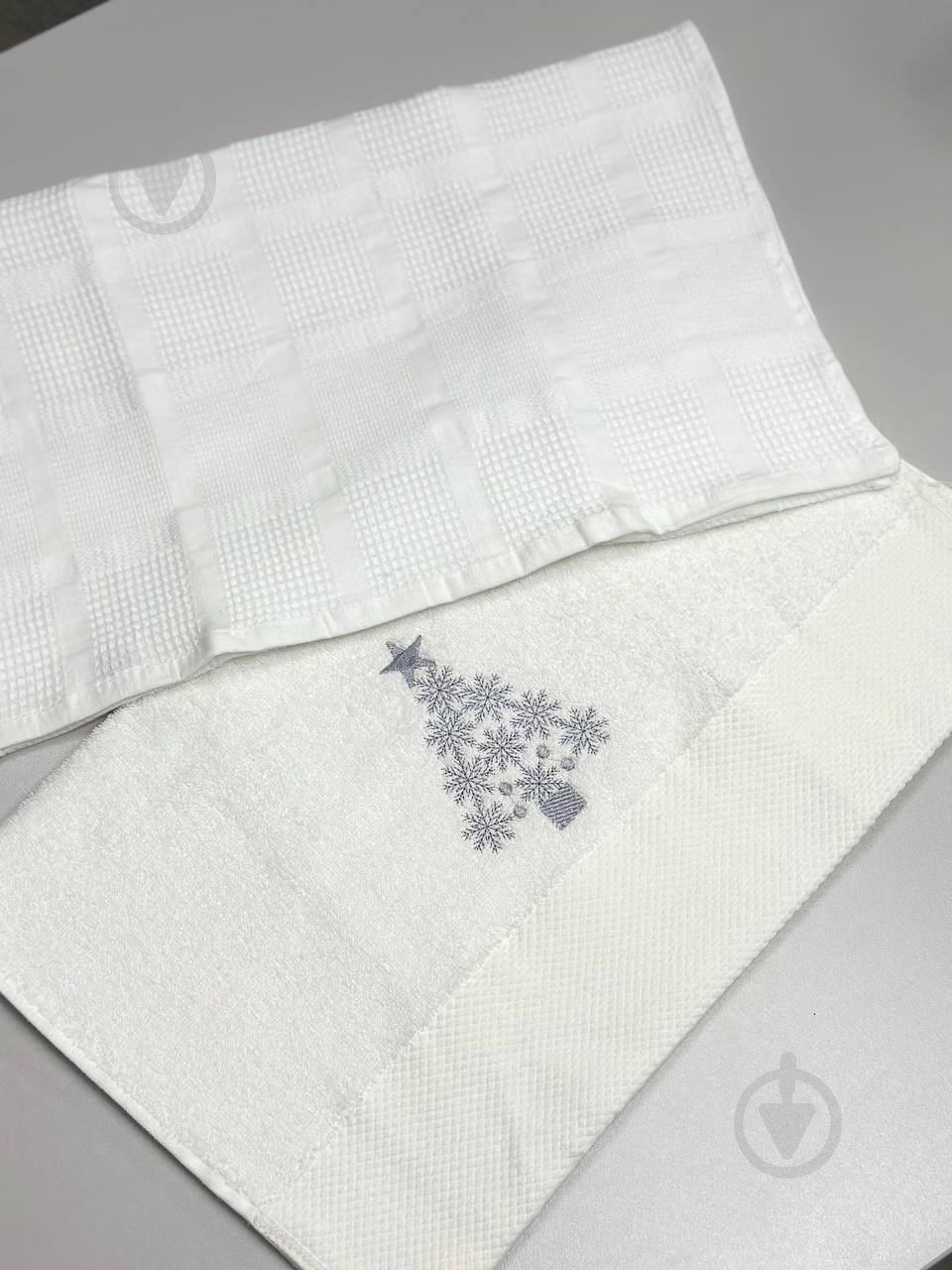 Набор полотенец Елка 50x90 см белый премиум IDEAL TEXTILE - фото 4 Набор полотенец Елка 50x90 см белый премиум IDEAL TEXTILE - фото 4