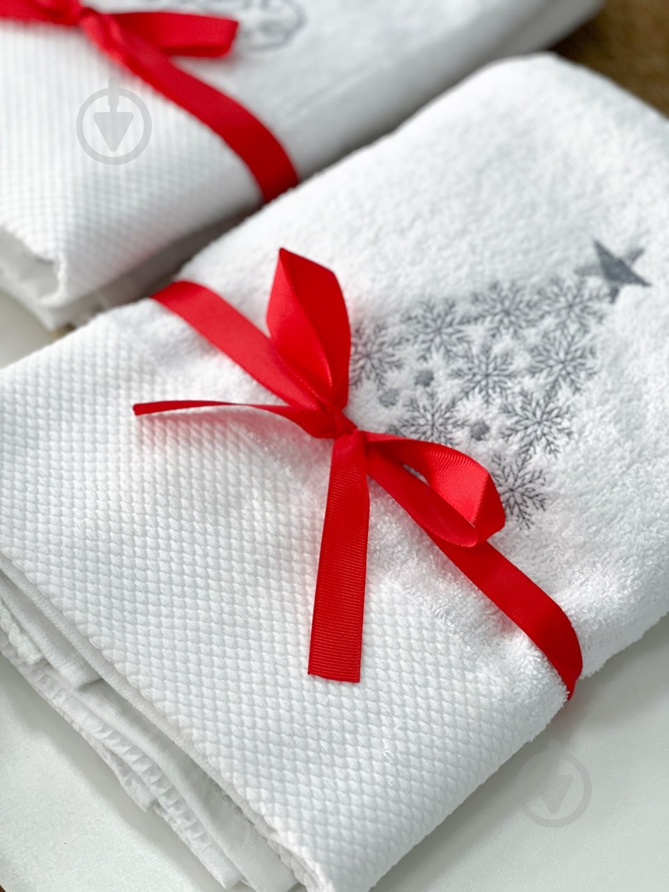 Набор полотенец Елка 50x90 см белый премиум IDEAL TEXTILE - фото 3 Набор полотенец Елка 50x90 см белый премиум IDEAL TEXTILE - фото 3