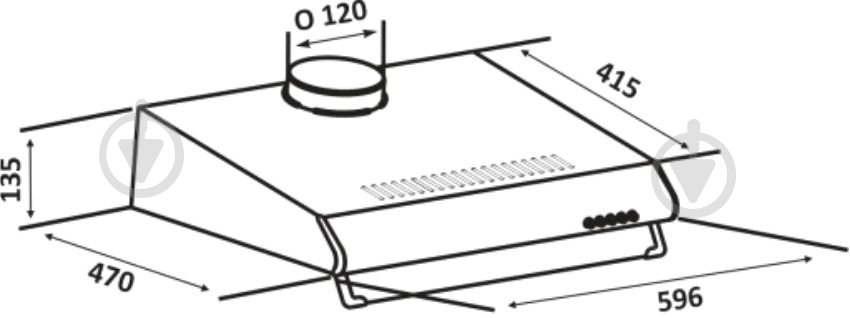 Вытяжка Eleyus Line I 60 BG - фото 6