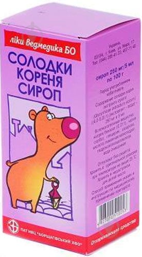 Солодки корня во флак. сироп 250 мг/5 мл 100 мл - фото 1 Солодки корня во флак. сироп 250 мг/5 мл 100 мл - фото 1