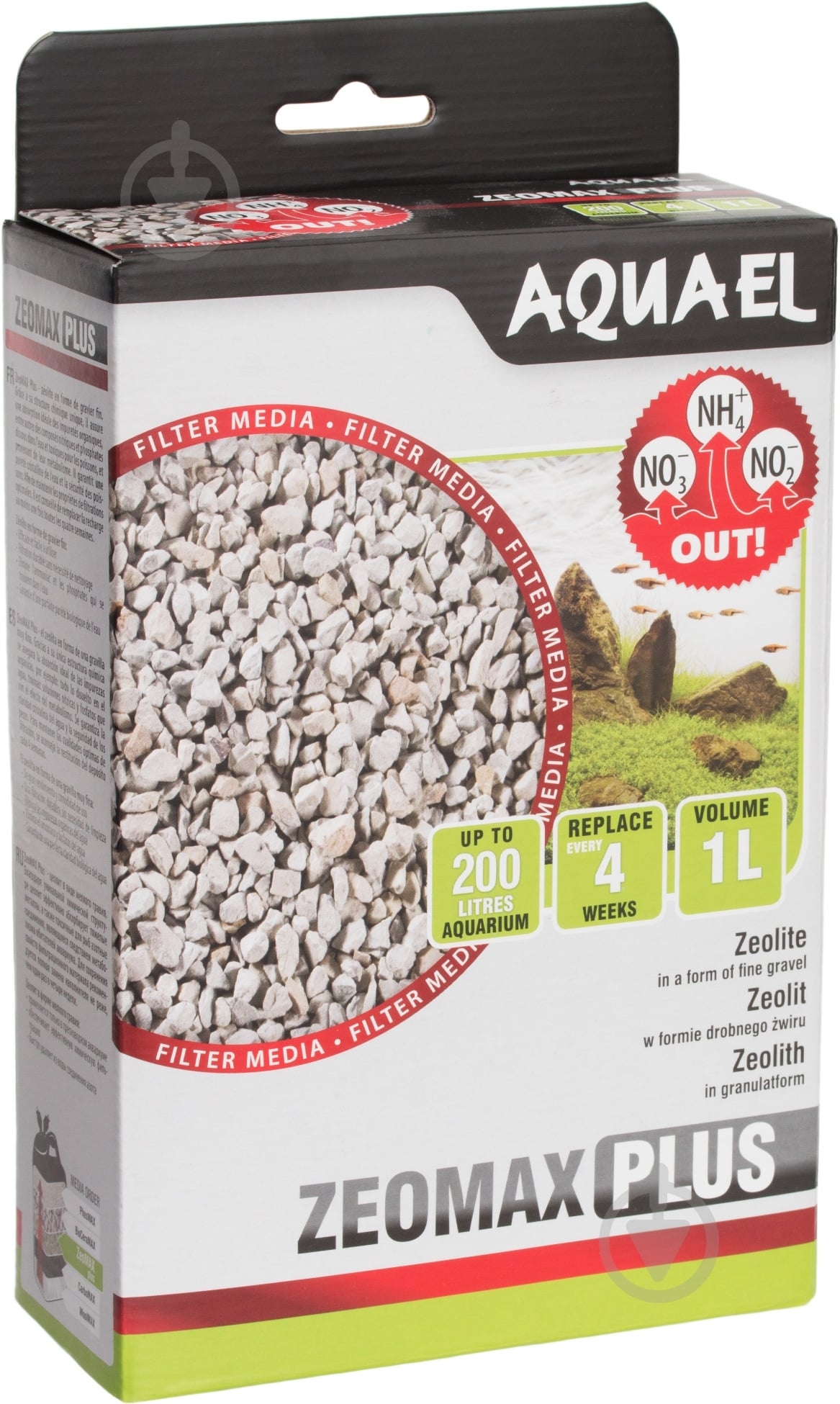 Наполнитель Aquael ZeoMAX Plus в фильтр 1 л - фото 1 Наполнитель Aquael ZeoMAX Plus в фильтр 1 л - фото 1