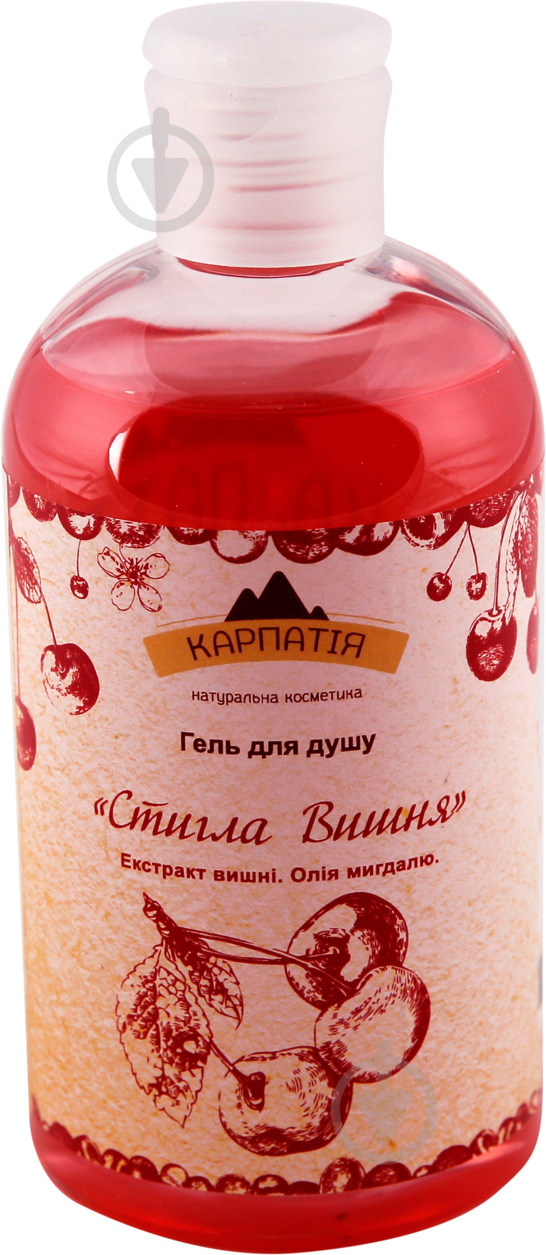 Гель для душу Карпатія Стигла вишня 350 мл - фото 1