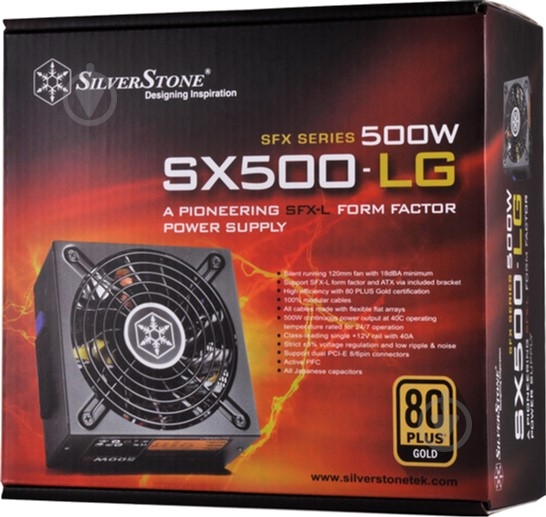 Блок питания SilverStone SST-SX500-LG 500 Вт - фото 8