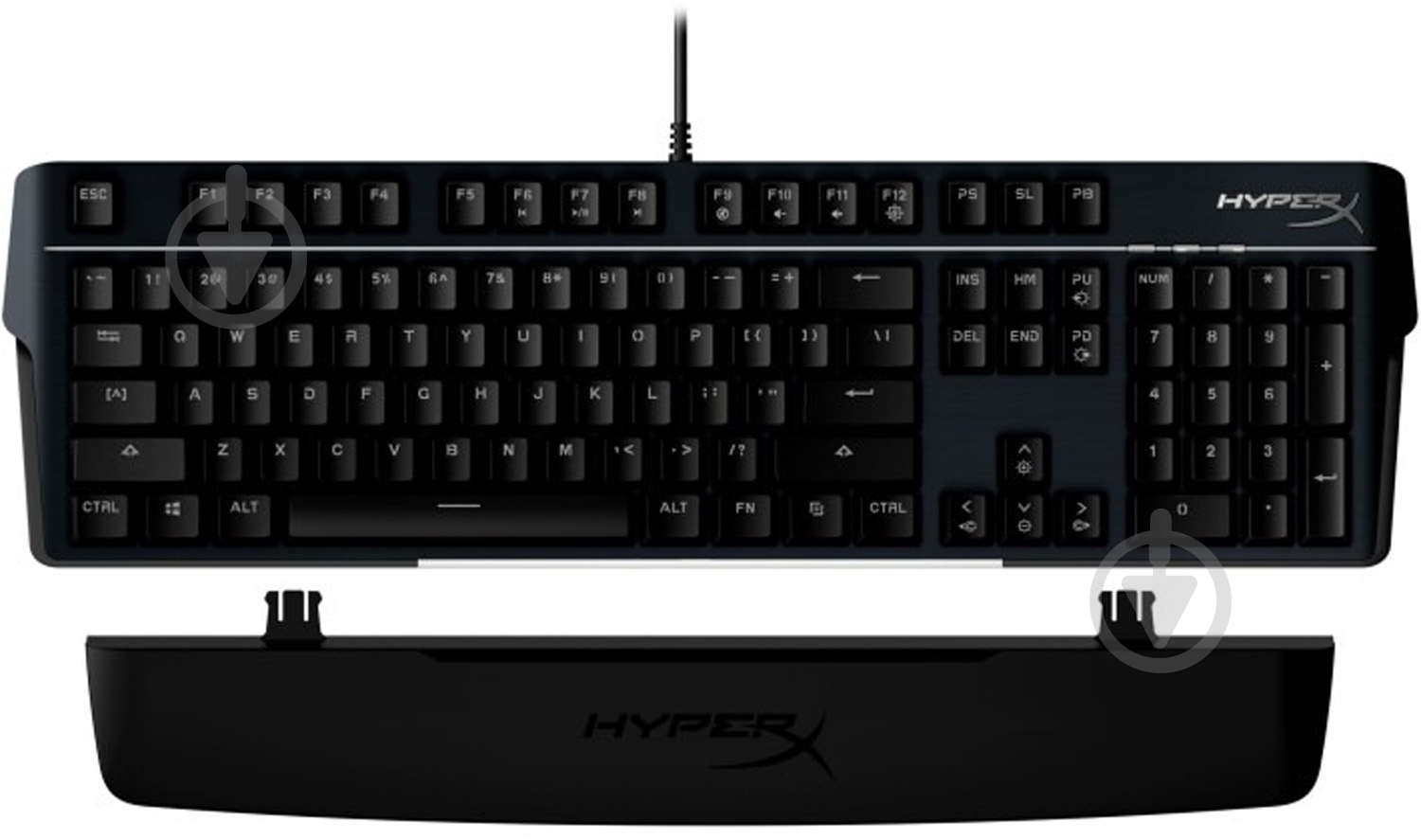 Клавіатура ігрова HyperX Alloy MKW100 USB (4P5E1AX#ACB) black - фото 4