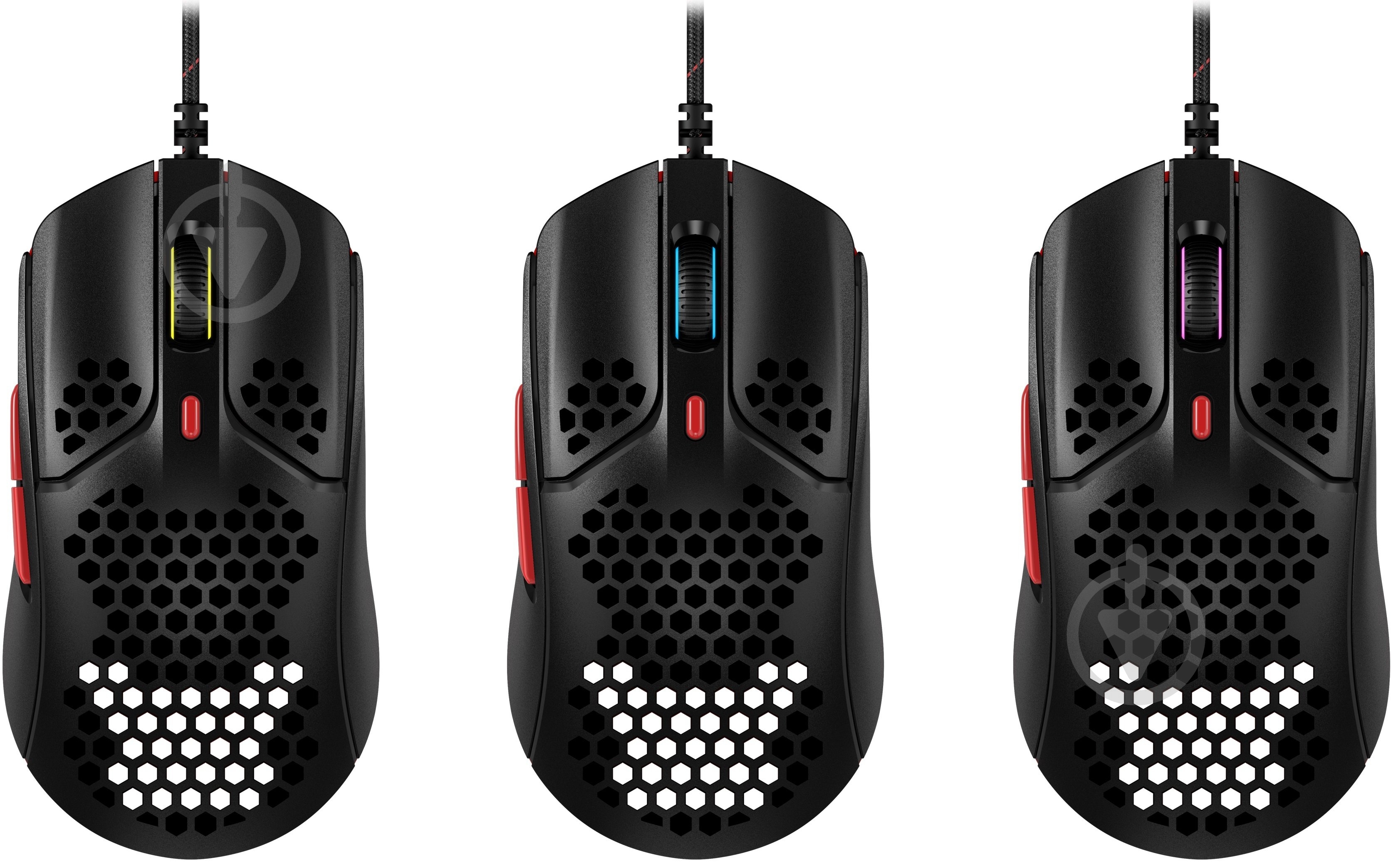 Мышь HyperX Pulsefire Haste USB black/red (4P5E3AA) - фото 7