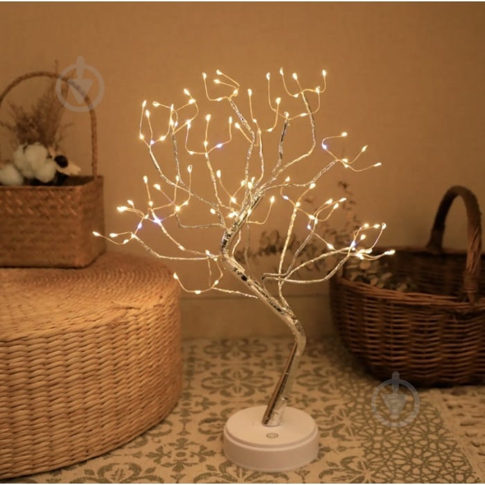 Настольная лампа декоративная Berger Led 5 Вт серебро 2001-TL-108 Silver - фото 1