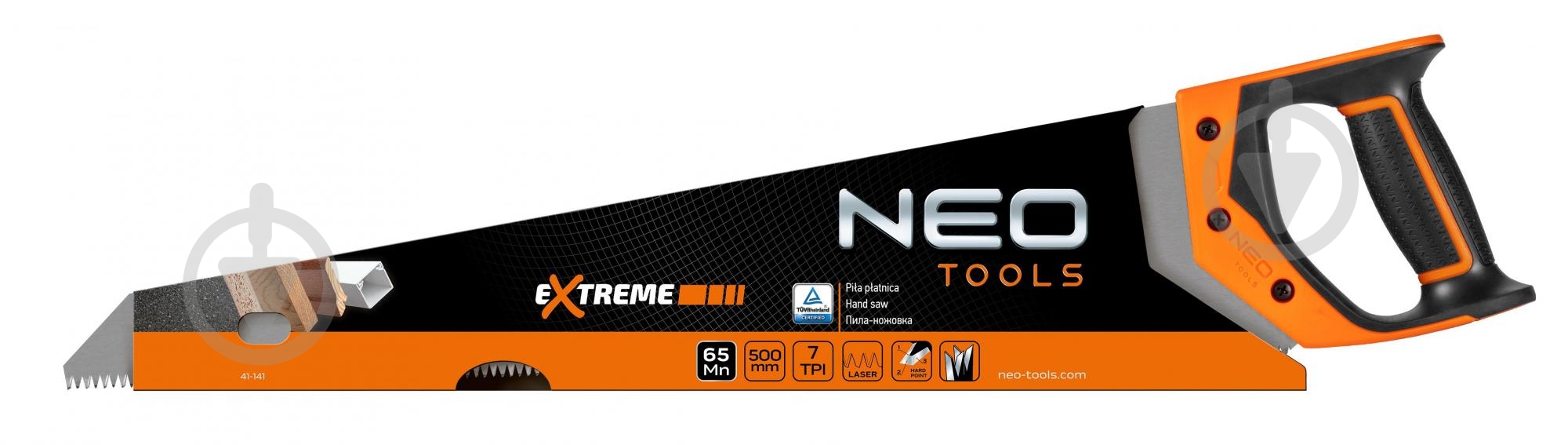 Пила по дереву 500 мм NEO tools 41-141 Extreme - фото 2 Пила по дереву 500 мм NEO tools 41-141 Extreme - фото 2