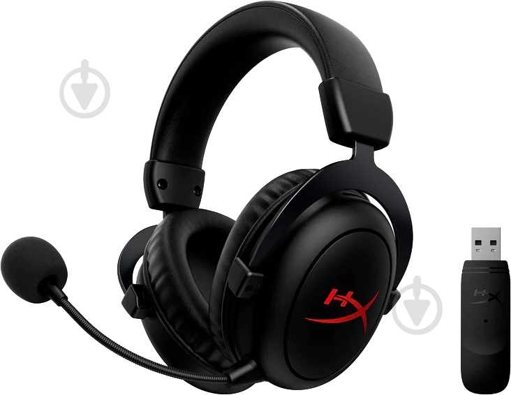 Гарнітура ігрова HyperX Cloud Core Wireless black (4P5D5AA) - фото 1