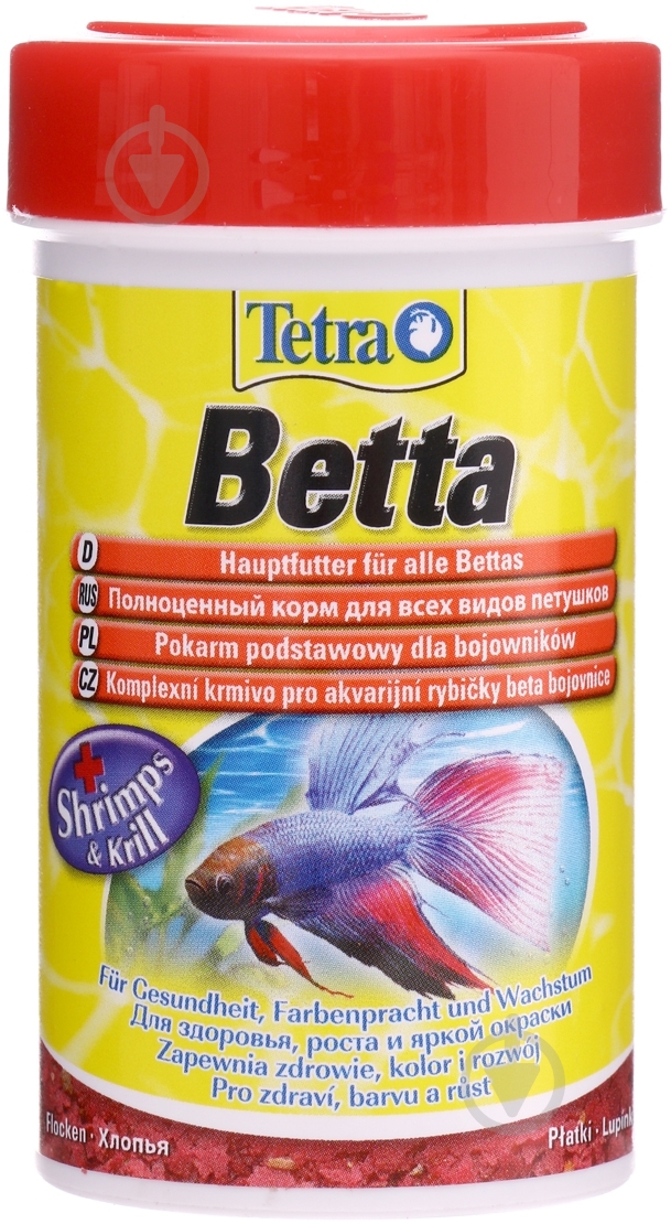 Корм Tetra Betta 100 мл (рыба и побочные рыбные продукты) - фото 1