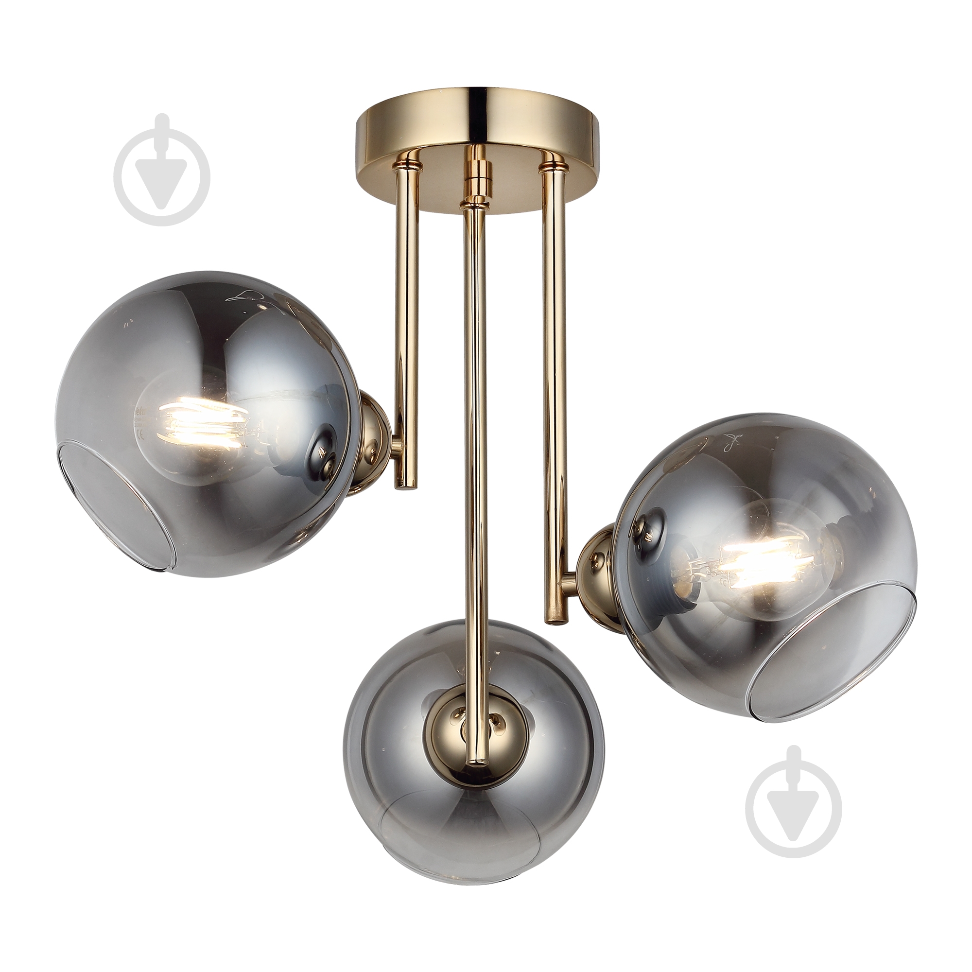 Люстра стельова Vio Concept Bera 3x40 Вт Е27 золото 1561-80-13 - фото 1