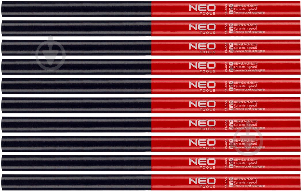 Набор карандашей 175 мм NEO tools 12 шт. 13-805 - фото 1
