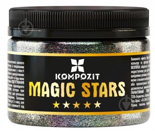 Глиттер Kompozit MAGIC STARS глянец бриллиант 0,06 кг - фото 1 Глиттер Kompozit MAGIC STARS глянец бриллиант 0,06 кг - фото 1