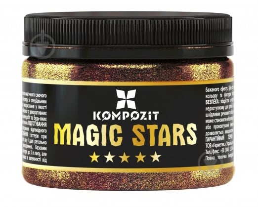 Глиттер Kompozit MAGIC STARS глянец бронзовый 0,06 кг - фото 1
