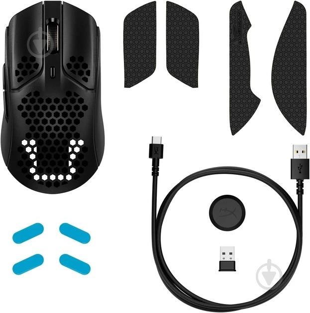 Миша HyperX Pulsefire Haste Wireless black (4P5D7AA) - фото 8